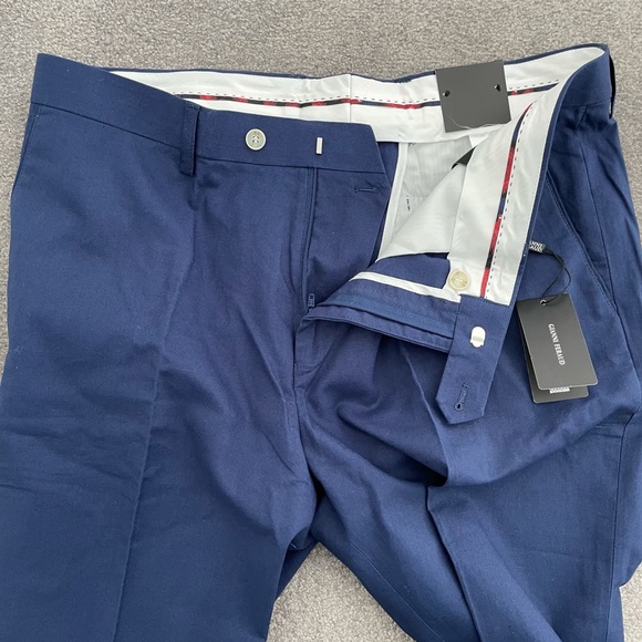 Gianni Feraud Linen Suit Pants. 36W/32L - Picture 8 of 11